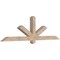 Ekena Millwork Kennewick Smooth Timber Gable Bracket, Douglas Fir, 72"W x 21"H x 3 1/2"D x 3 1/2"F, 7/12 Pitch GBW072X21X0404KEN00SDF - alternate 4